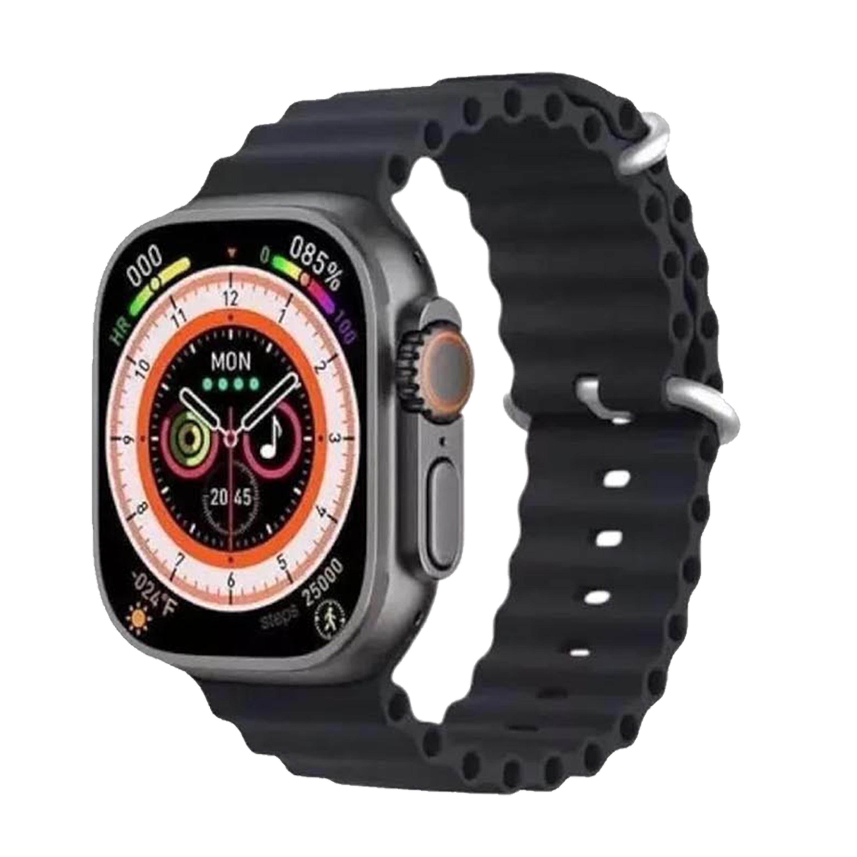 Smartwatch Uni Ultra max SW1233 de color negro