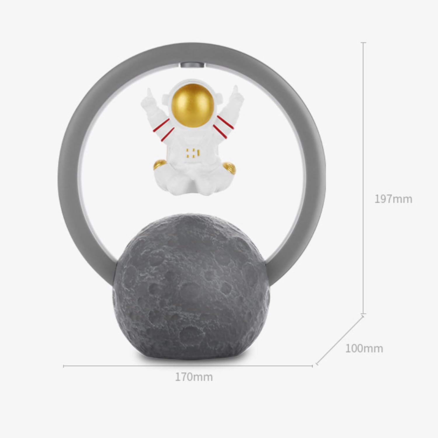 Altavoz Bluetooth Astronauta con Luz RGB - Altavoz Inalámbrico de Diseño "Kawaii" - Sonido Estéreo y Decoración