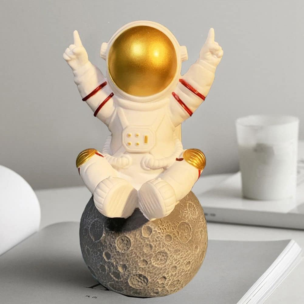 Altavoz Bluetooth Astronauta - Figura Decorativa con Sonido Estéreo y Bajos - Regalo Original de Cumpleaños