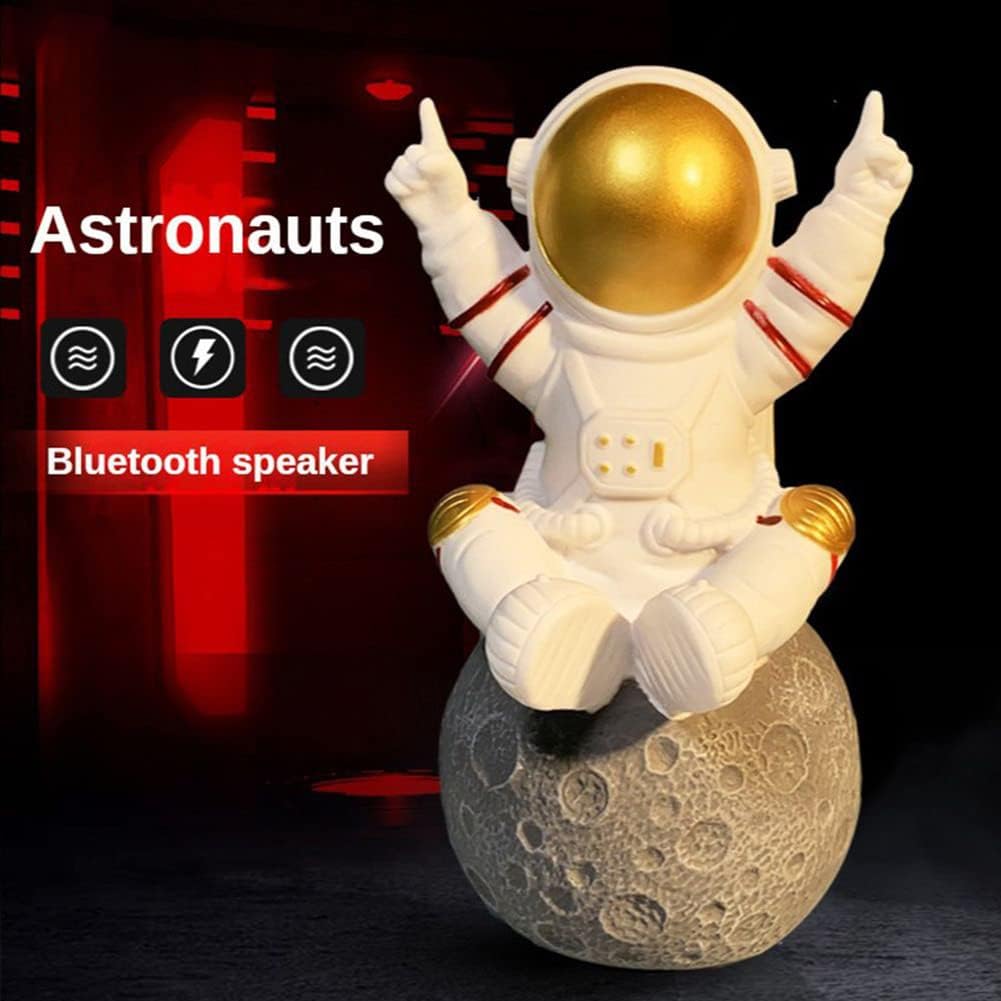 Altavoz Bluetooth Astronauta - Figura Decorativa con Sonido Estéreo y Bajos - Regalo Original de Cumpleaños