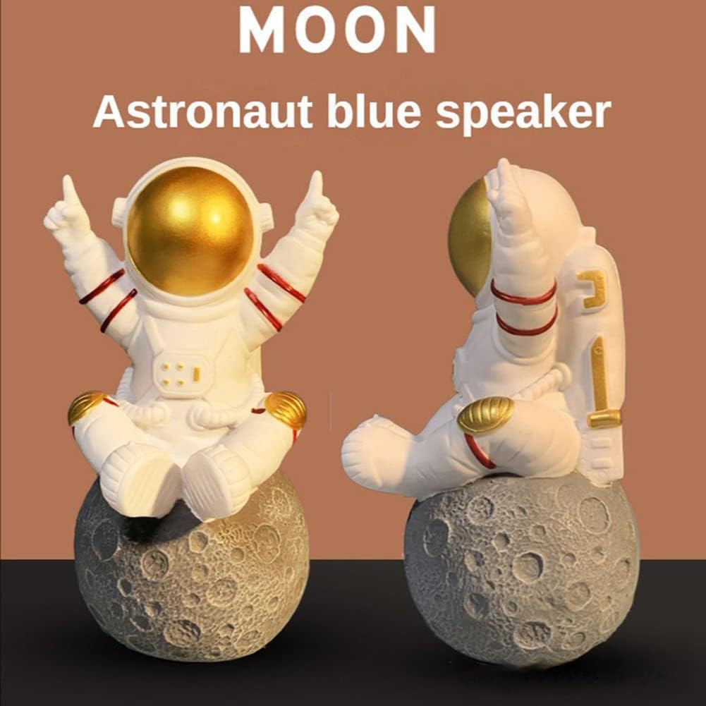 Altavoz Bluetooth Astronauta - Figura Decorativa con Sonido Estéreo y Bajos - Regalo Original de Cumpleaños