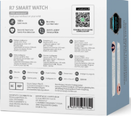 Smartwatch con IA, Traductor R7 NEGRO