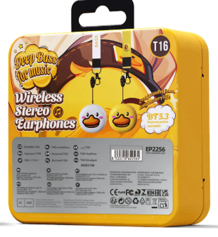 Auriculares inalámbricos PREMIUM Patito Amarillo