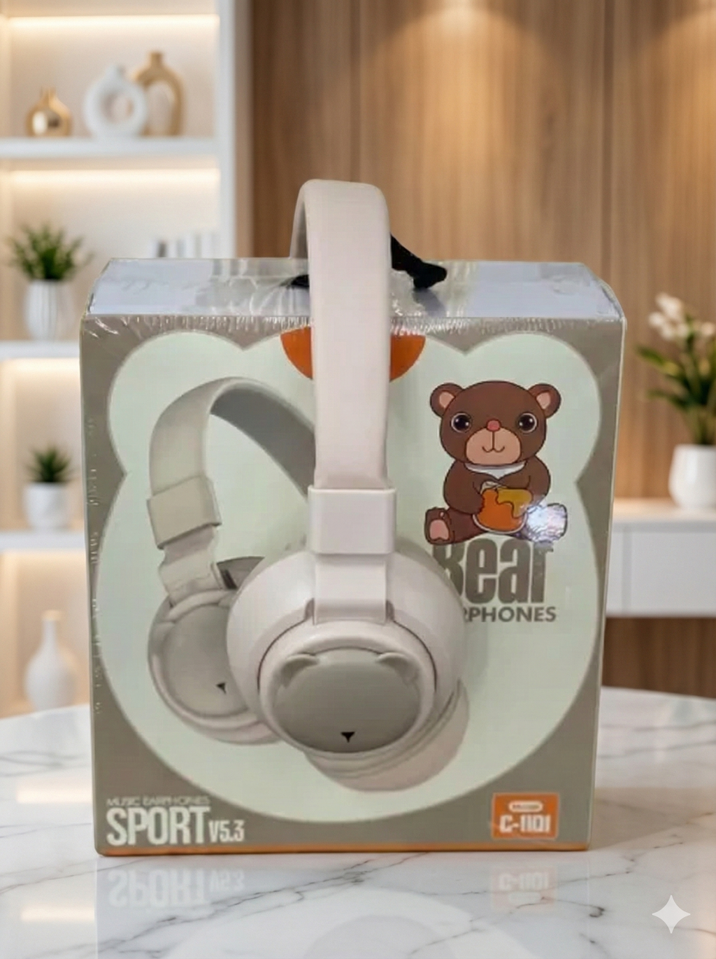 Auriculares inalámbricos Bear EarPhones Kids BEIGE