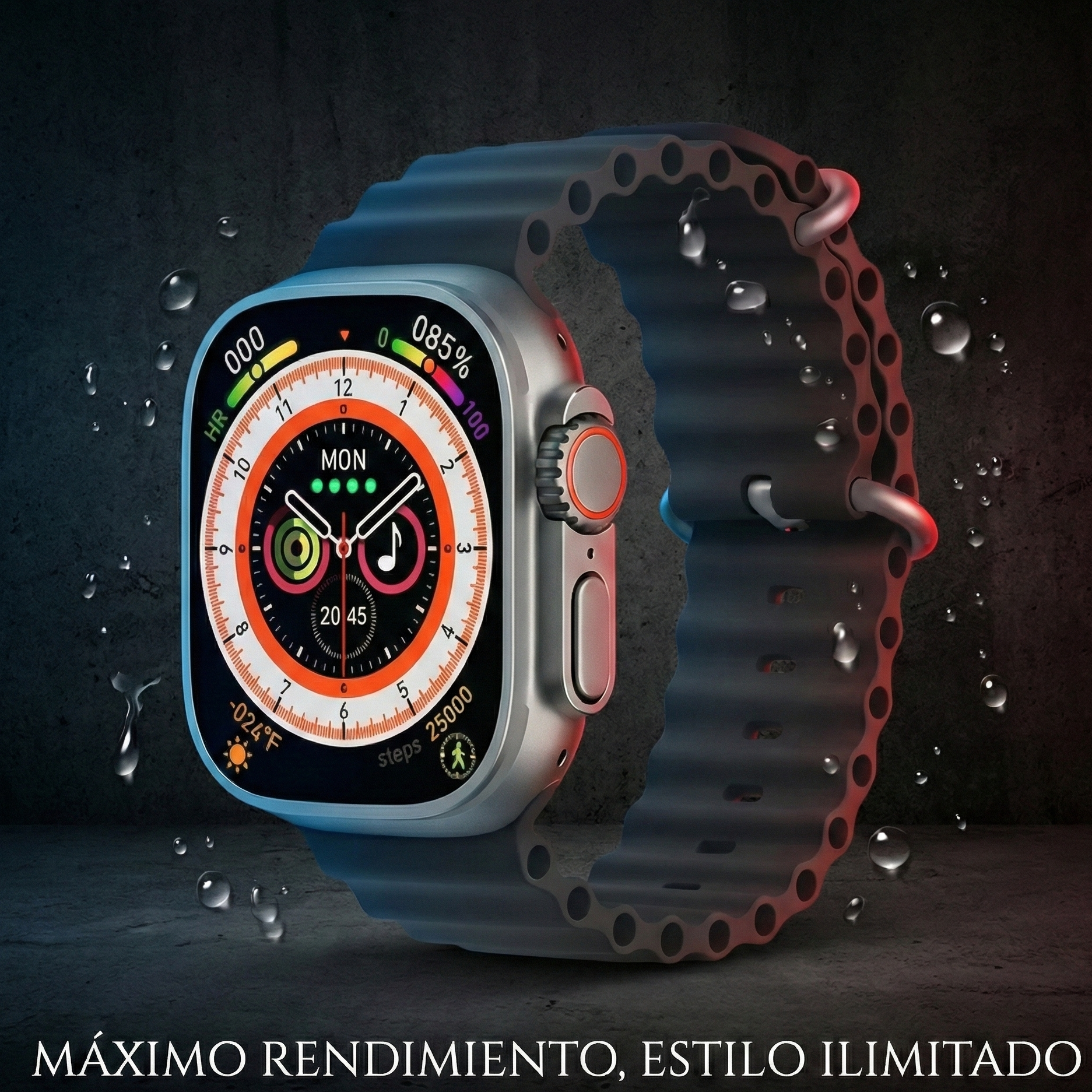 UniWatch Ultra: Potencia y Estilo Negro