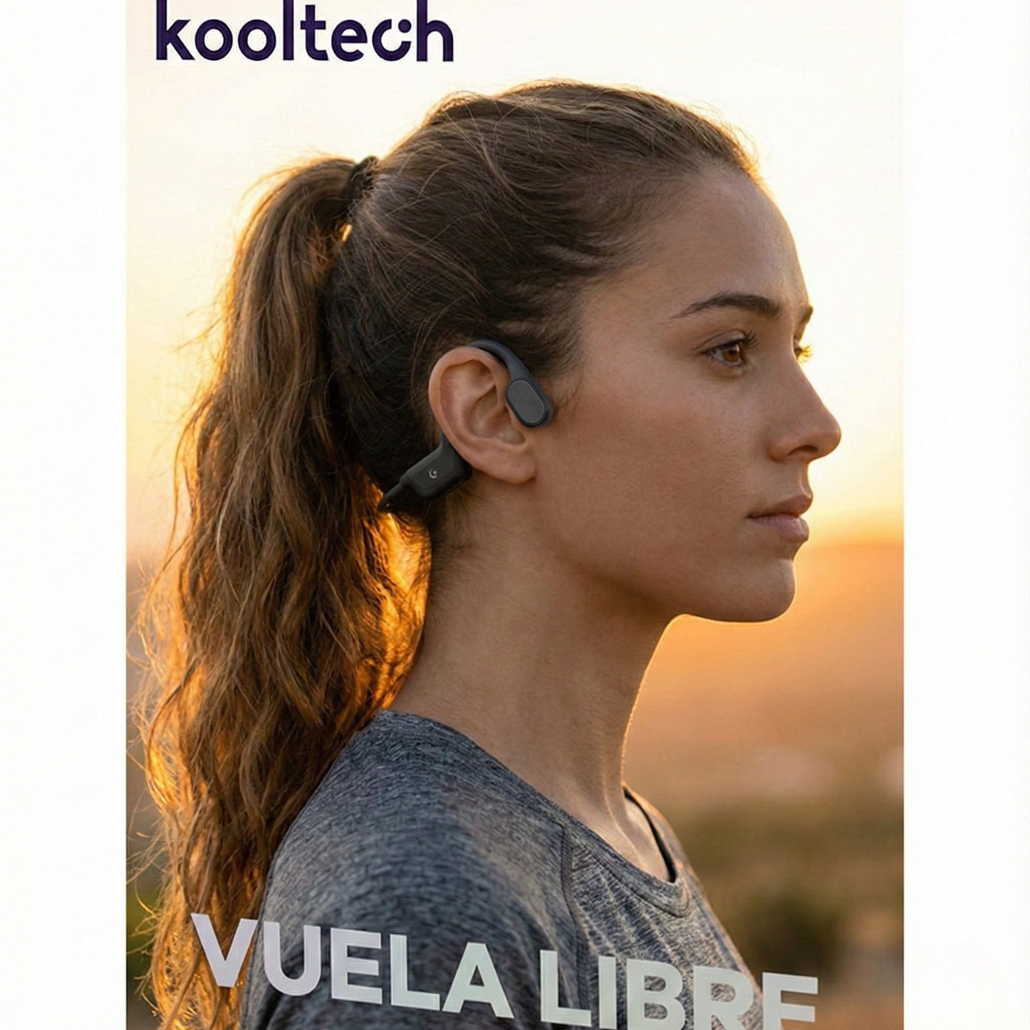 Kooltech Bone-Link: Auriculares de Conducción Ósea para Deporte
