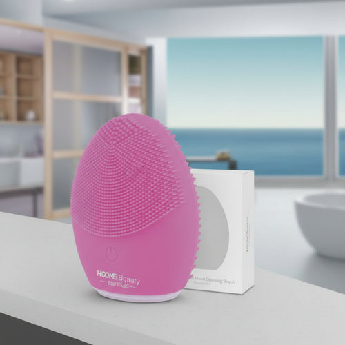 Cepillo eléctrico de limpieza facial.